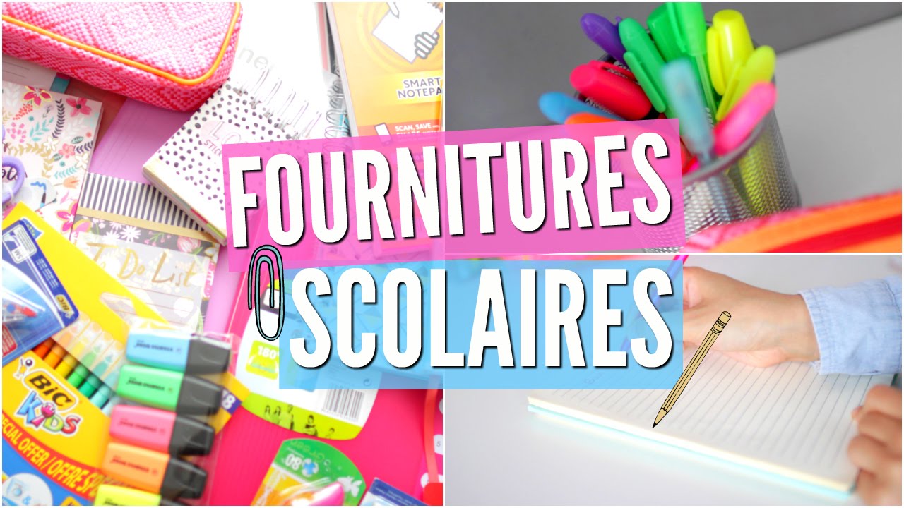 Listes de fournitures rentrée 2019