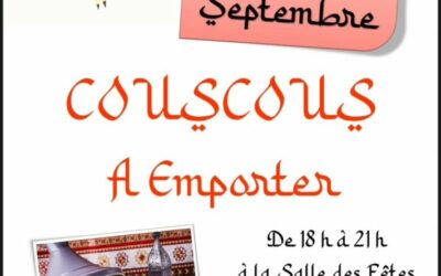 Couscous organisé par l’association des parents d’élèves