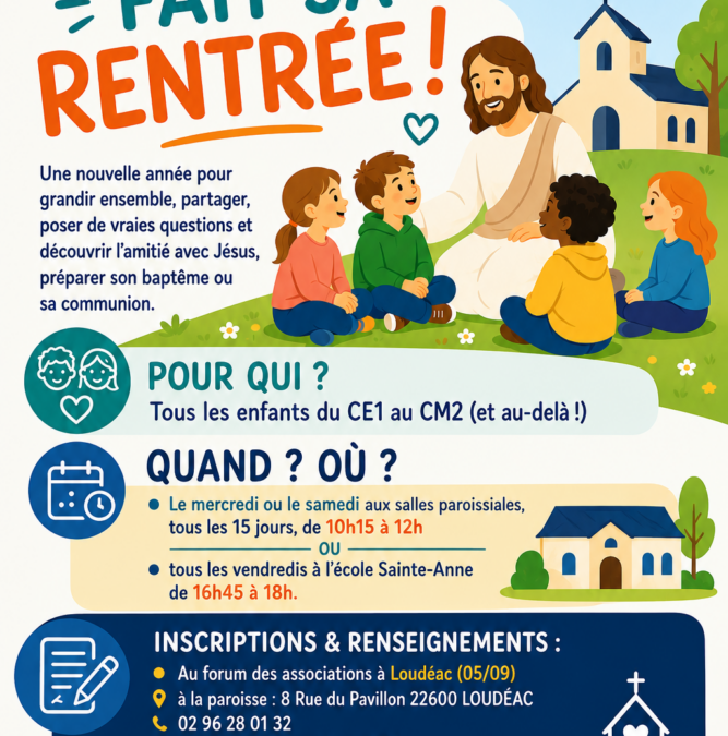 Rentrée du caté