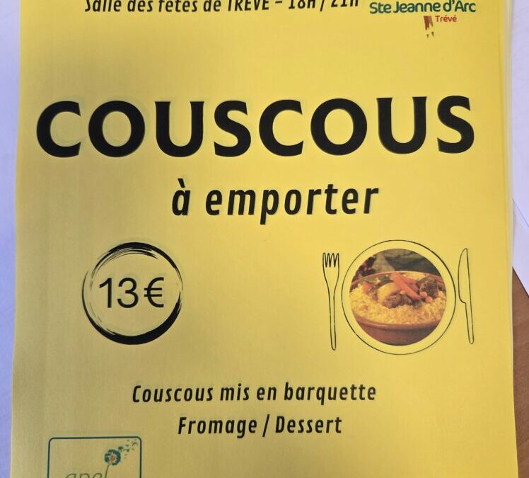 Couscous organisé par l’APEL